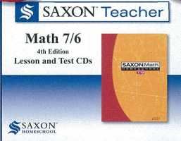 Saxon Math Teacher - Math 76 Grade 6 Tutor CD Saxon Math Teacher - Math 76 Grade 6 Tutor CD