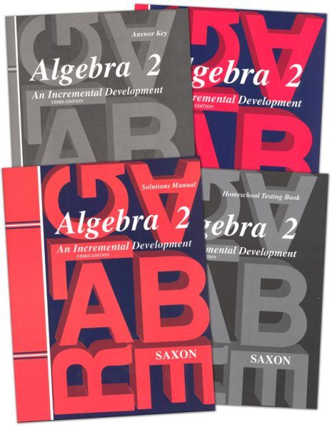 Saxon Math Algebra 2 Bundle w/Solutions Manual Saxon Math Algebra 2 Bundle w/Solutions Manual