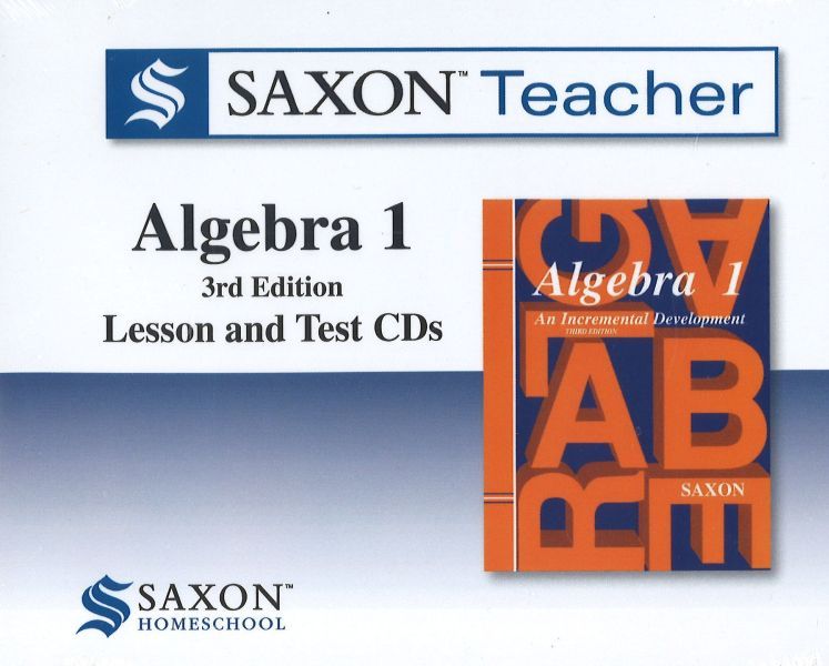 Saxon Math Teacher - Algebra 1 Tutor CD Saxon Math Teacher - Algebra 1 Tutor CD