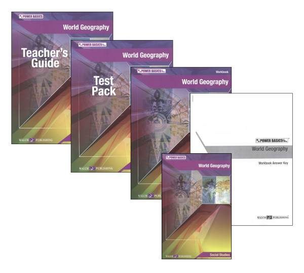 Power Basics: World Geography Homeschool Bundle Power Basics: World Geography Homeschool Bundle